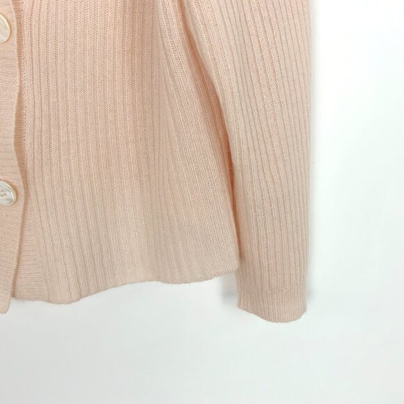 P. Jamas 100% Cashmere Baby Pink Bed Jacket Size S - Picture 4 of 16